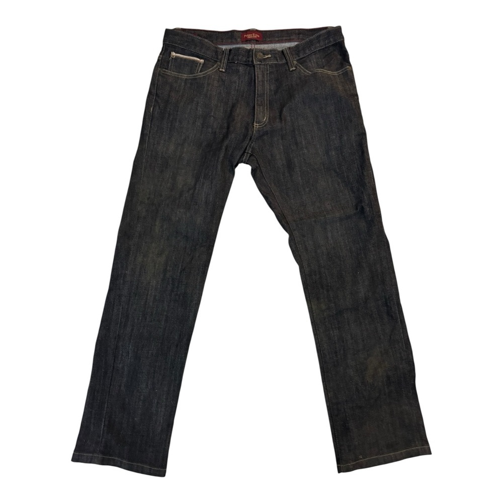 Perry Ellis Black Straight Jeans Classic Style